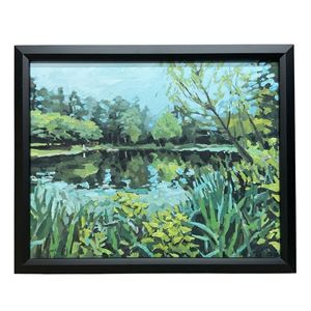 Pak Walton Sun Park Original Oil Painting 2020 Signed Framed Landscape Art
